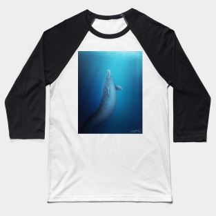 Basilosaurus Prehistoric Whale Baseball T-Shirt